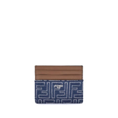 Porta-cartões Fendi Denim