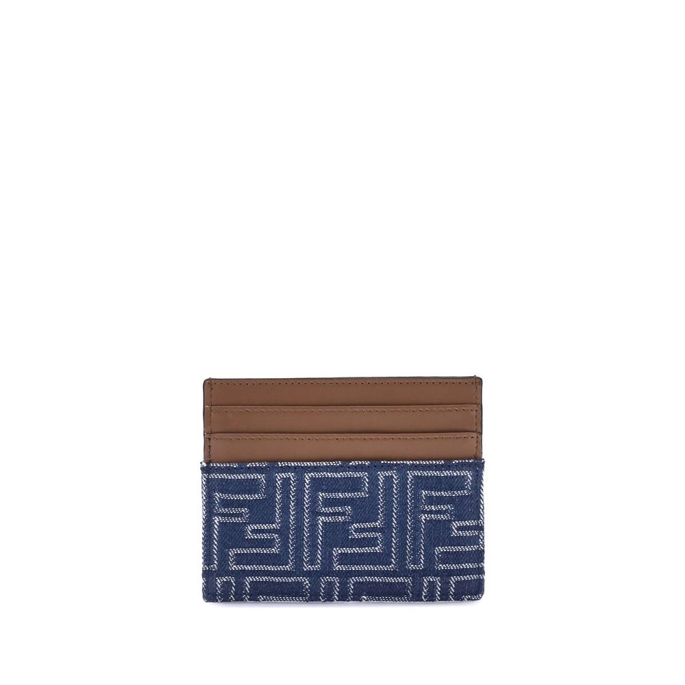 Porta-cartões Fendi Denim