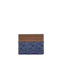 Porta-cartões Fendi Denim