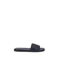 Sandálias Fendi com logotipo