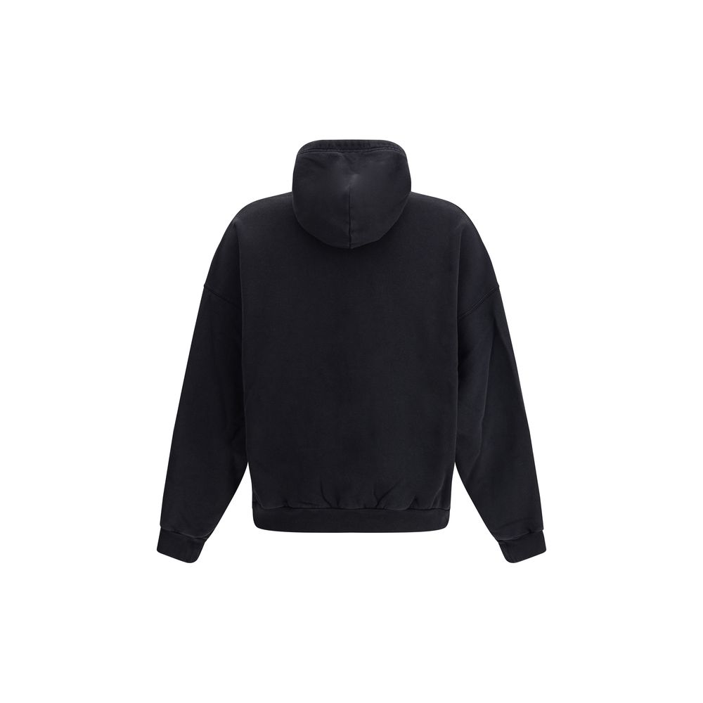 Moletom com capuz com logotipo da Balenciaga