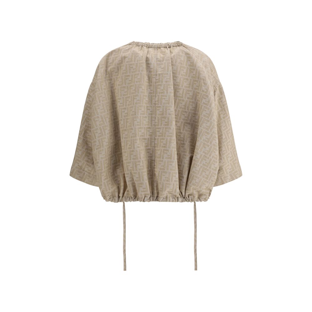 Jaqueta Fendi Oversize Chambray