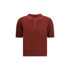 Camisa polo de lã Burberry