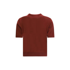 Camisa polo de lã Burberry