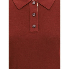 Camisa polo de lã Burberry