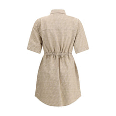Vestido Fendi Chambray