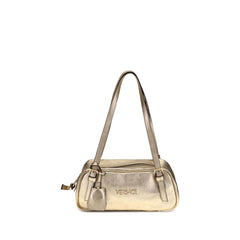 Bolsa de ombro Bowling metálica laminada Versace