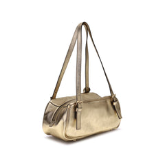 Bolsa de ombro Bowling metálica laminada Versace