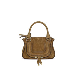 Bolsa de ombro pequena Chloé em camurça