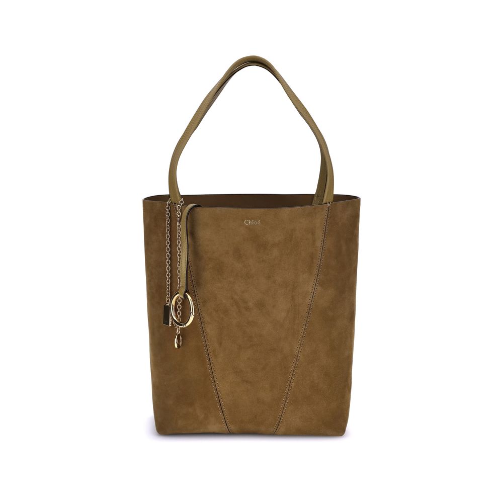 Bolsa tote Chloé Suede Spin