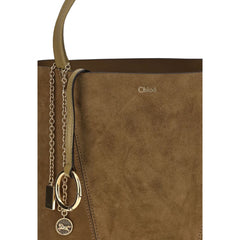 Bolsa tote Chloé Suede Spin