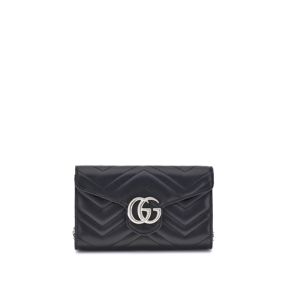 Carteira Gucci GG Marmont com Corrente
