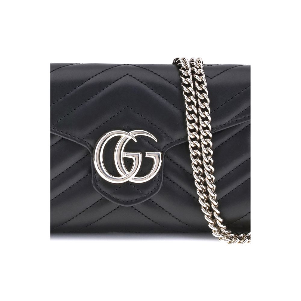 Carteira Gucci GG Marmont com Corrente