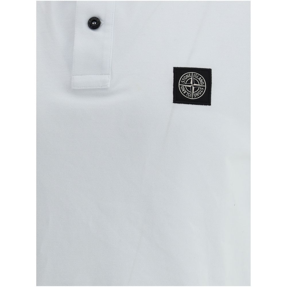 Camisa polo com logotipo da Stone Island