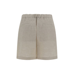 Shorts de linho Brunello Cucinelli