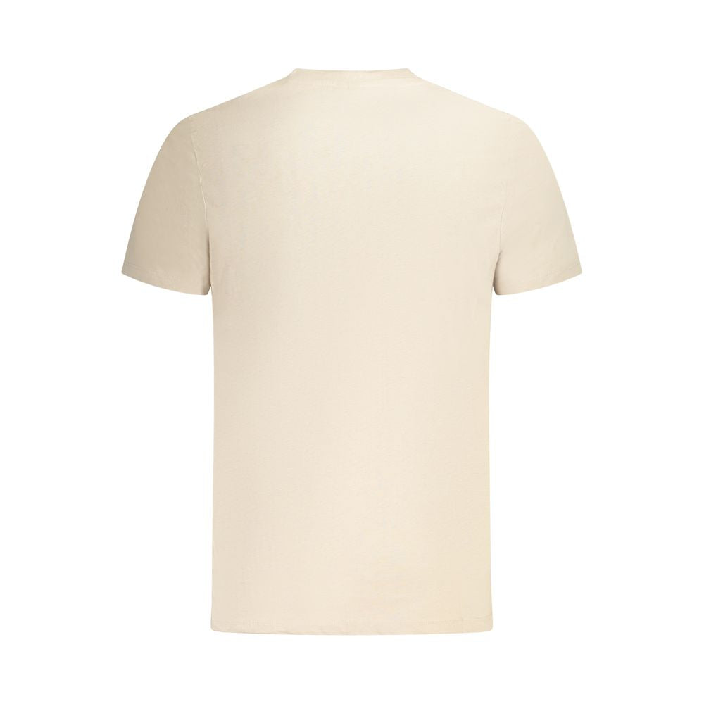 Camiseta de algodão bege Noruega 1963