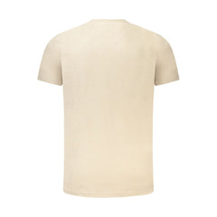 Camiseta de algodão bege Noruega 1963