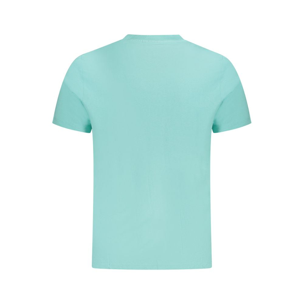 Camiseta de algodão azul Noruega 1963