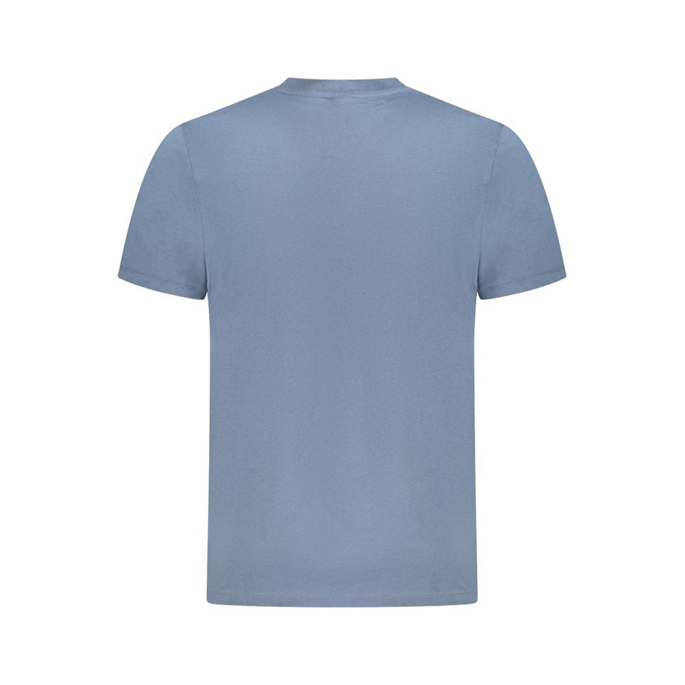 Camiseta de algodão azul Noruega 1963