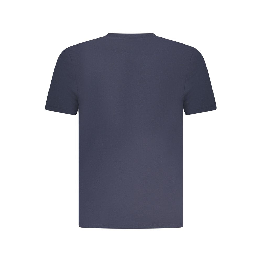 Camiseta de algodão azul Noruega 1963