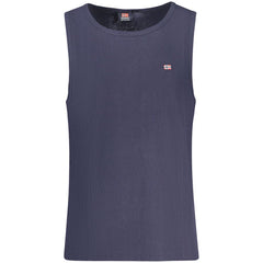 Camisa de algodão azul Noruega 1963