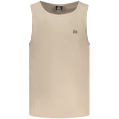 Camisa de algodão bege Noruega 1963