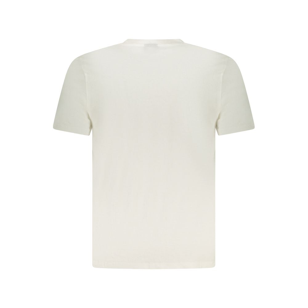 Camiseta branca de algodão da Noruega 1963