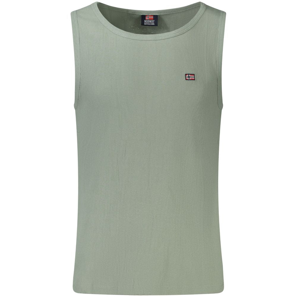Camisa de algodão verde Noruega 1963