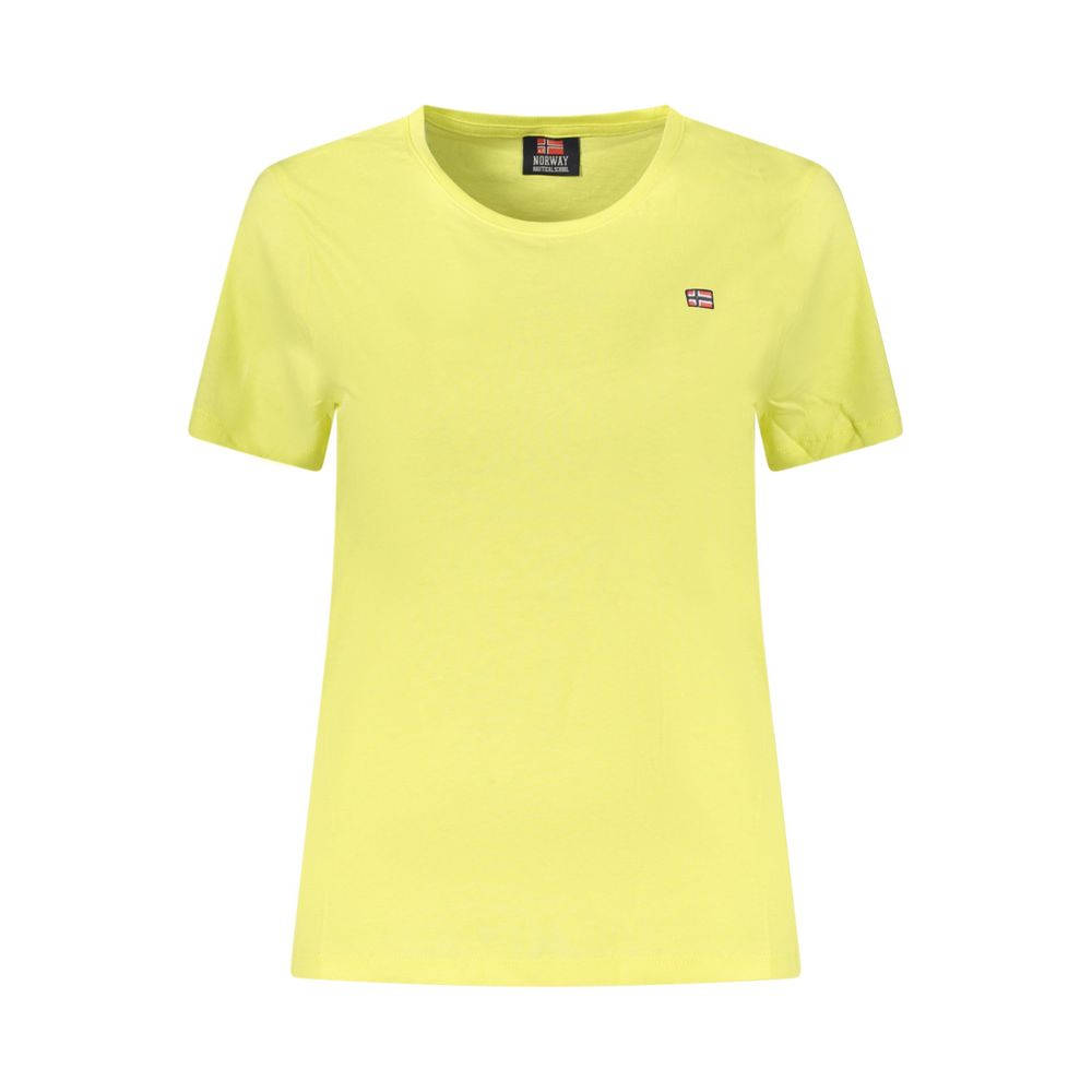 Noruega 1963 - Blusas e camisetas amarelas de algodão