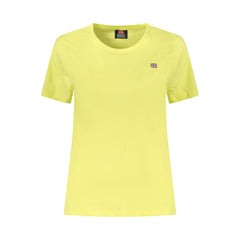 Noruega 1963 - Blusas e camisetas amarelas de algodão
