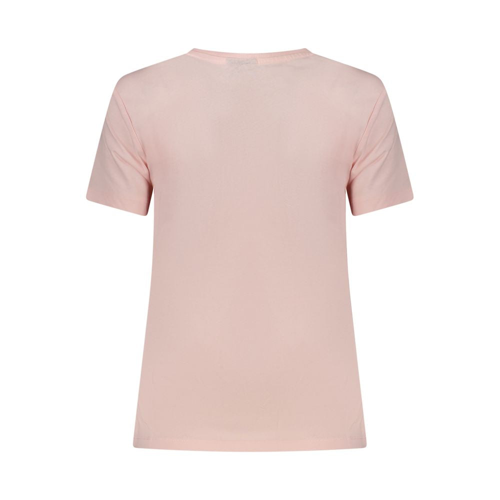 Noruega 1963 - Blusas e camisetas de algodão rosa
