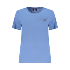Noruega 1963 Blusas e camisetas azuis de algodão