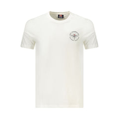 Camiseta branca de algodão da Noruega 1963