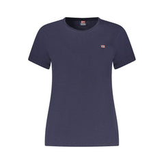 Noruega 1963 Blusas e camisetas azuis de algodão