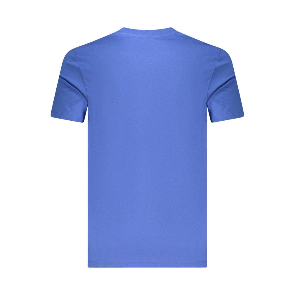 Camiseta de algodão azul Noruega 1963