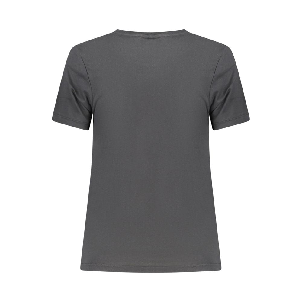 Noruega 1963 - Blusas e camisetas pretas de algodão