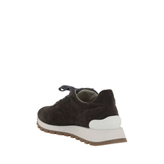 Tênis Brunello Cucinelli com detalhes icônicos