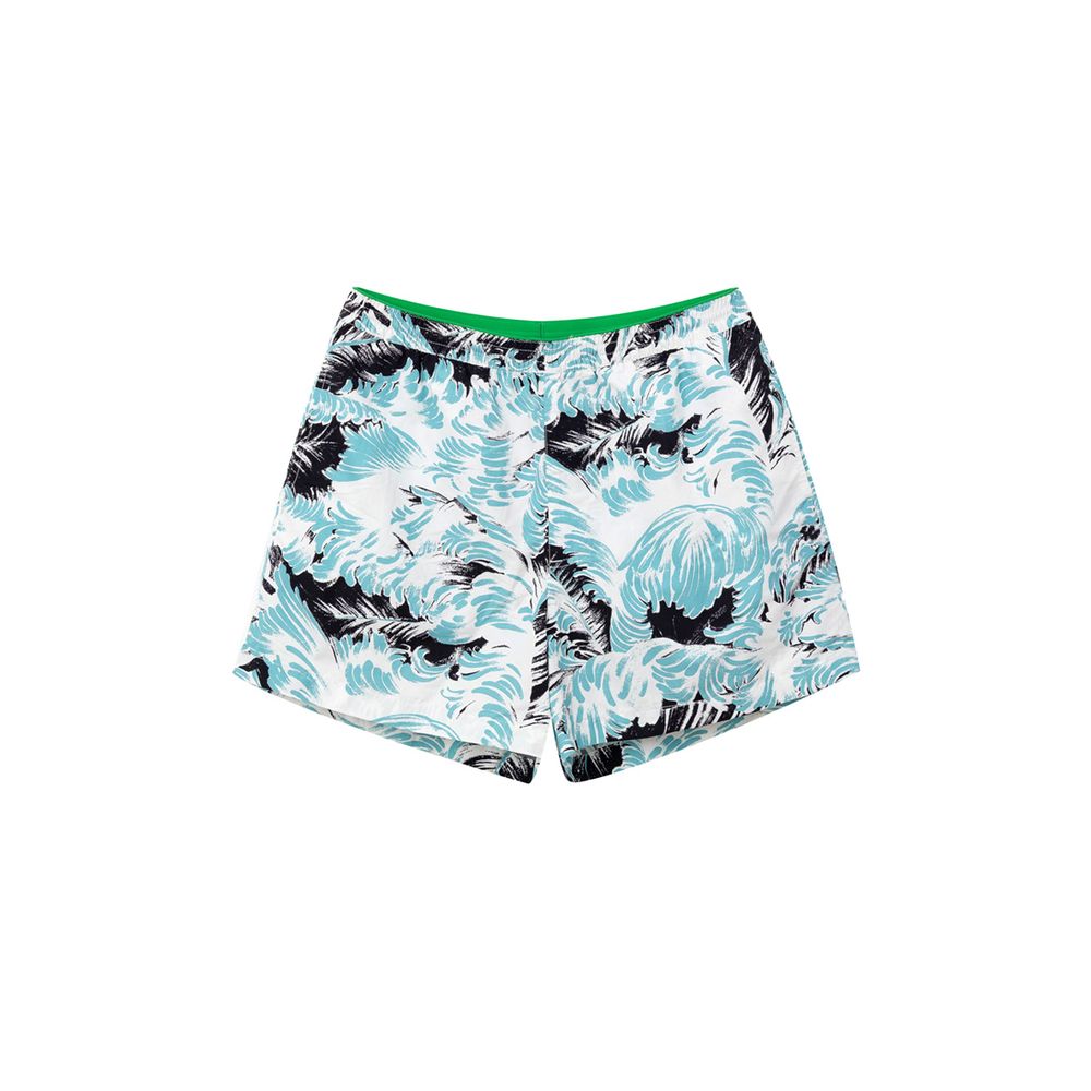 Bottega Veneta Short de Banho em Poliamida Branco