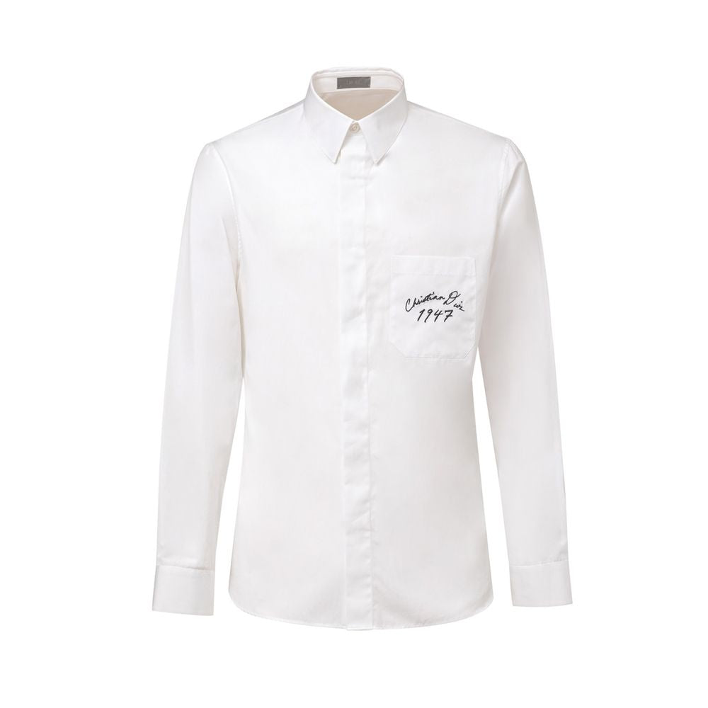Dior Algodão Branco Manga Curta