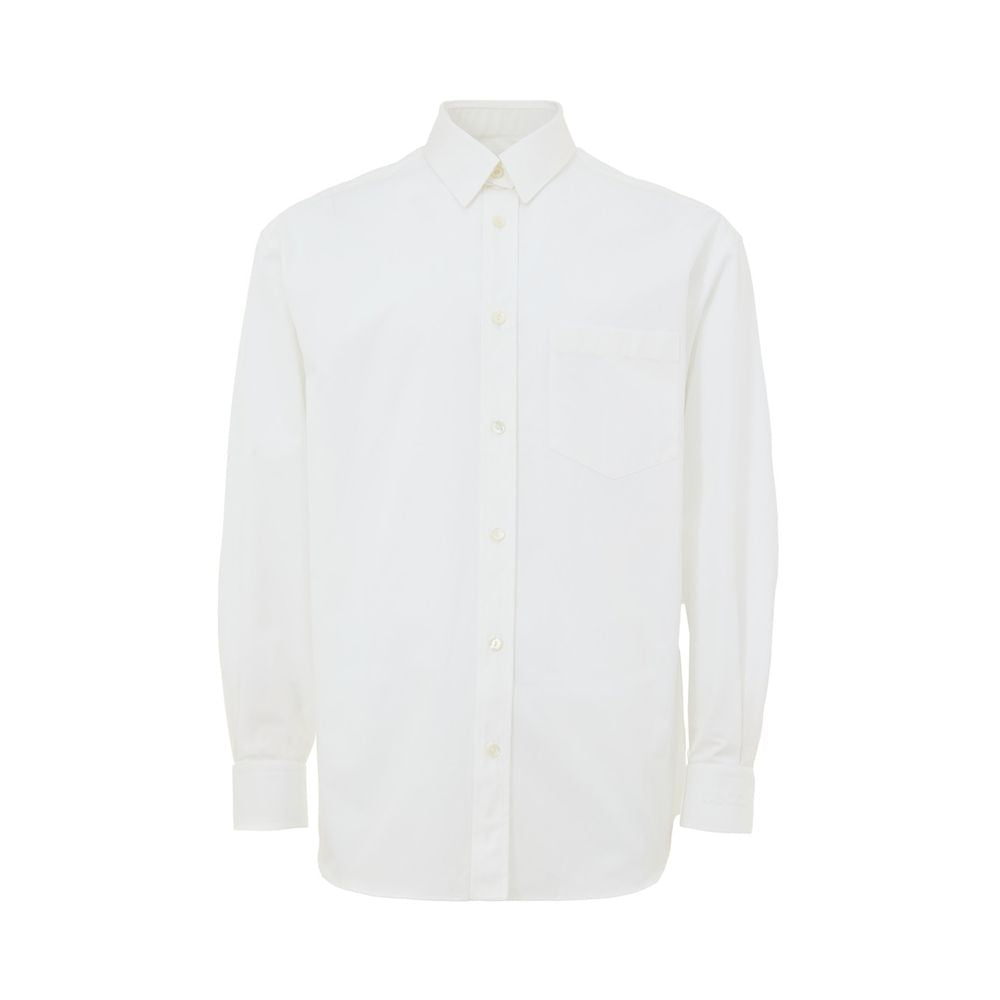 Camisa de algodão branca Gucci