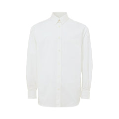Camisa de algodão branca Gucci