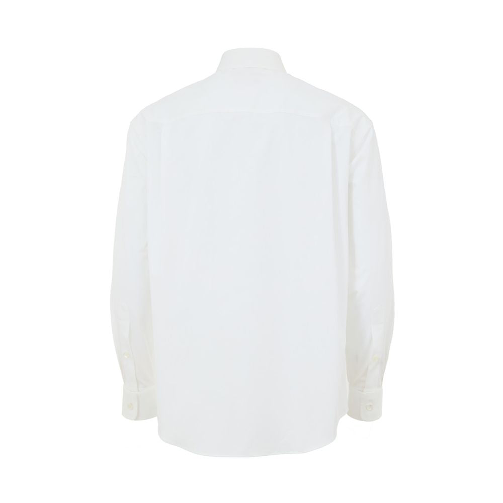 Camisa de algodão branca Gucci
