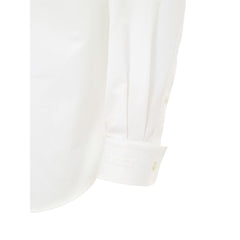 Camisa de algodão branca Gucci