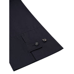 Calça de algodão azul marinho Bottega Veneta