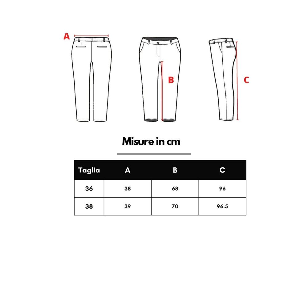 Calça de algodão azul marinho Bottega Veneta