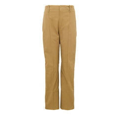 Calça de algodão bege Bottega Veneta