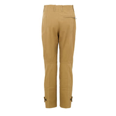 Calça de algodão bege Bottega Veneta