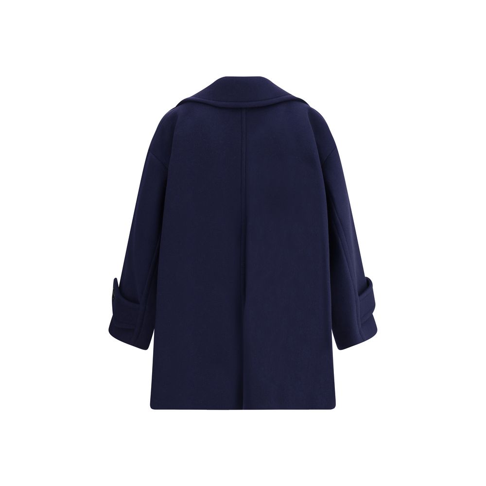 Casaco de lã oversized abotoado duplo Chloé