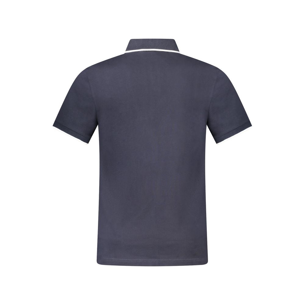 Camisa polo de algodão azul Hugo Boss
