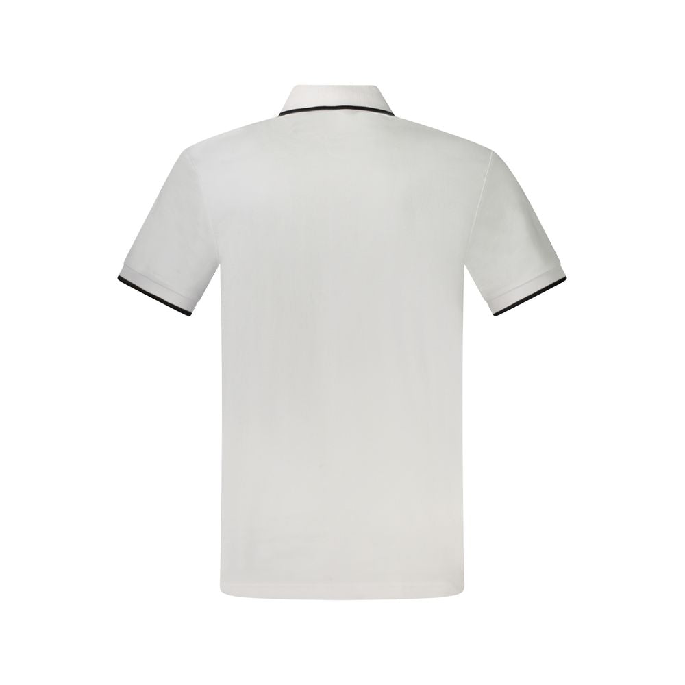 Camisa polo branca de algodão Hugo Boss